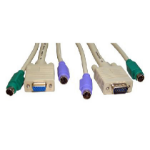 Cables Direct EX-555 KVM cable Beige 10 m