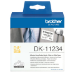 Brother DK-11234 DirectLabel Etikettes white 60mm x 86m 260 pcs for Brother P-Touch QL/700/800/QL 12-102mm/QL 12-103.6mm