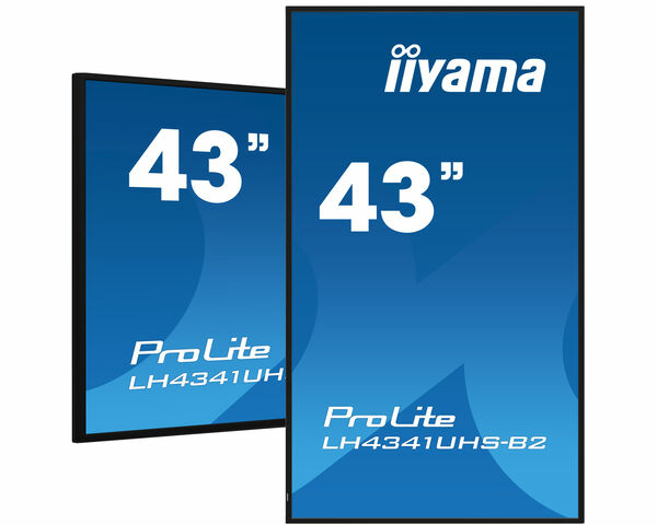 Photos - Monitor Iiyama LH4341UHS-B2 Signage Display 108 cm  LCD 500 cd/m² (42.5")