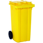 VFM REFUSE CONTAINER 80L 2 WHLD YLW 331