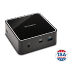 Kensington SD2400T Wired Thunderbolt 3 Black