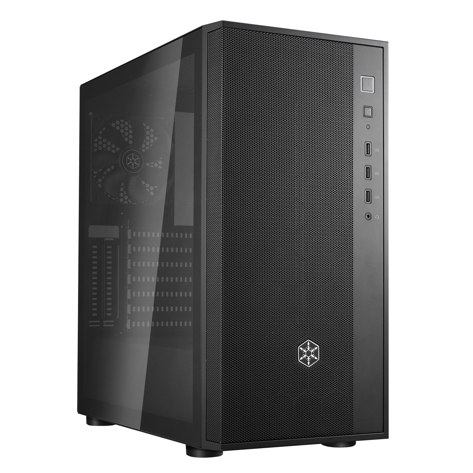 Image of Silverstone FARA R1 Midi Tower Black