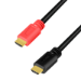 LogiLink CHV0100 HDMI cable 10 m HDMI Type A (Standard) Black, Red