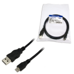 LogiLink 1.8m USB/microUSB USB-kabel USB 2.0 1,8 m USB A Micro-USB B Zwart