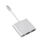 Maclean MCTV-840 USB graphics adapter 4096 x 2304 pixels Silver