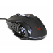 Varr Gaming USB Wired Mouse, Black (with 4 LED backlights), Adjustable DPI (800, 1200, 1600 or 2400dpi), Six Button with Scroll Wheel, Popular USB-A connection, Optical, Blister