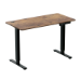 LogiLink Sit-stand desk, 120x60cm, single motor, brown table top