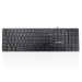 Accuratus KYBAC360U-HUBBLK keyboard Home USB QWERTY UK English Black