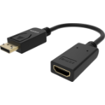 Vision TC-DPHDMI/BL video cable adapter HDMI Type A (Standard) DisplayPort Black