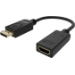 Vision TC-DPHDMI/BL adaptador de cable de vídeo HDMI tipo A (Estándar) DisplayPort Negro