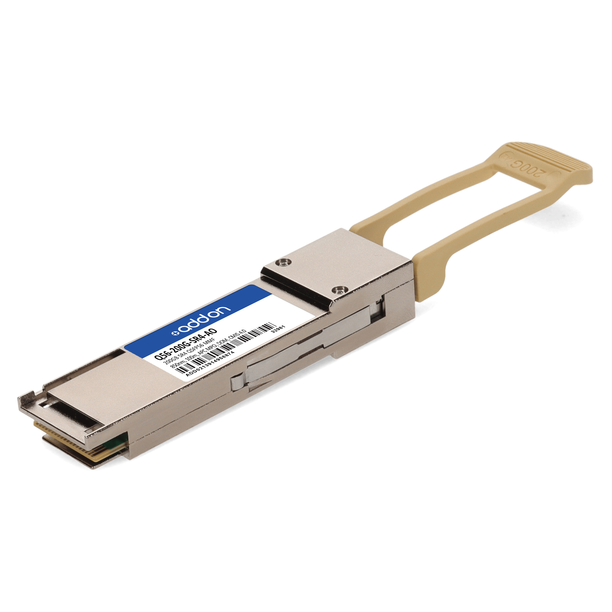 AddOn Networks Q56-200G-SR4-AO Compatible QSFP56 100 m TAA Compliant Transceiver AddOn Networks Q56-200G-SR4-AO Compatible QSFP56 100 m TAA Compliant Transceiver