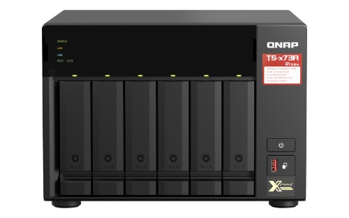 QNAP TS-673A NAS Tower Ethernet LAN Black V1500B