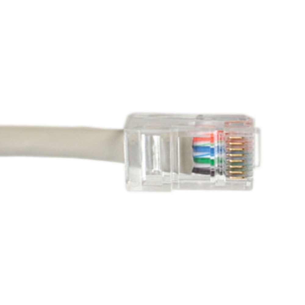 Videk Unbooted Cat6 UTP RJ45 to RJ45 Patch Cable Beige 0.5Mtr