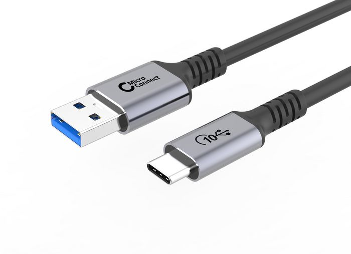Microconnect USB3.2AC15 USB cable 1.5 m USB 3.2 Gen 2 (3.1 Gen 2) USB C USB A Black