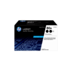 HP 80A 2-pack Black Original LaserJet Toner Cartridges