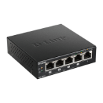 D-Link DGS-1005P network switch Unmanaged L2 Gigabit Ethernet (10/100/1000) Power over Ethernet (PoE) Black