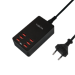 LogiLink PA0139 mobile device charger Black Indoor