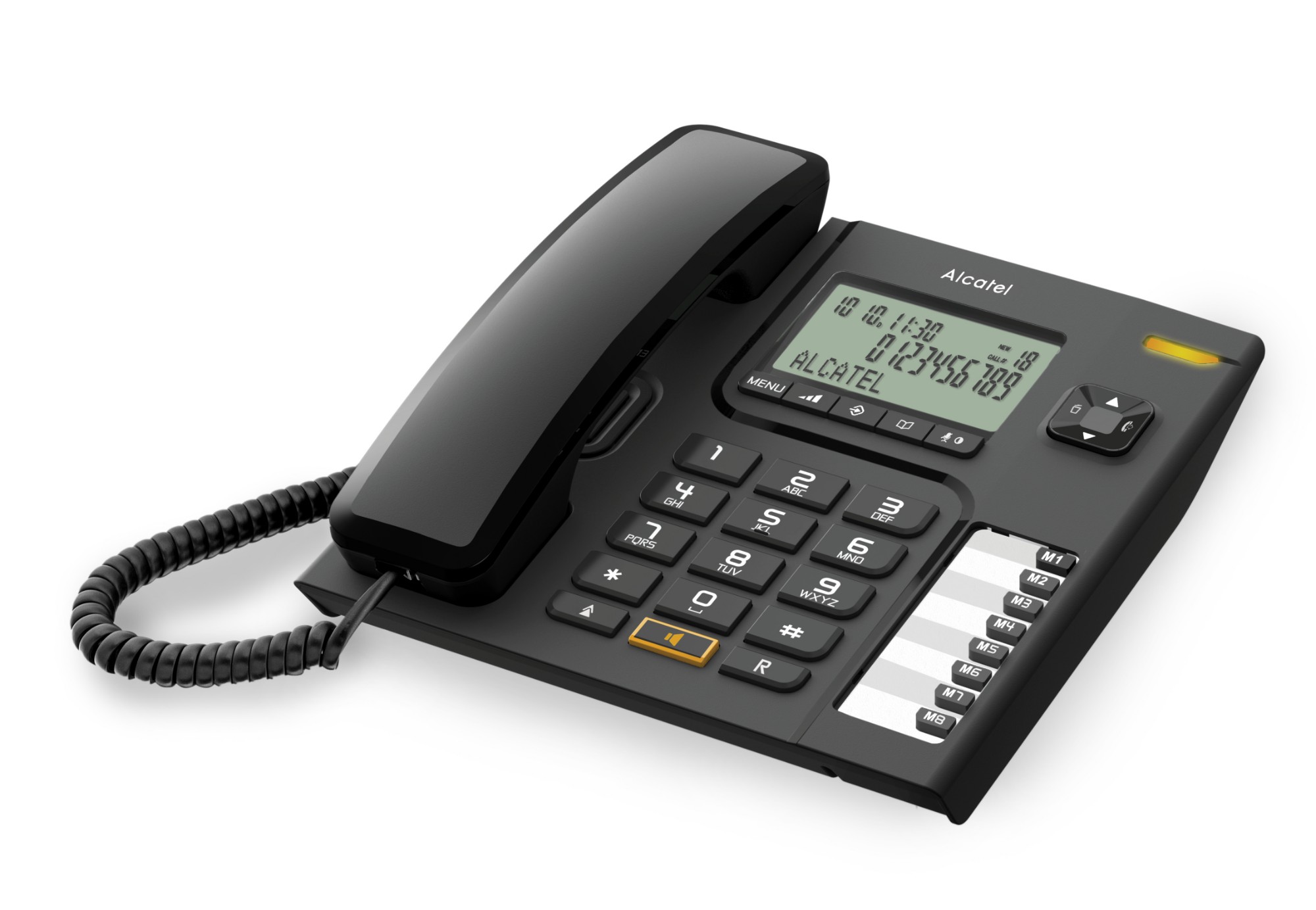 Alcatel T76 DECT telephone Caller ID Black