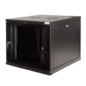 Image of LogiLink W06A40B rack cabinet 6U Wall mounted rack Black