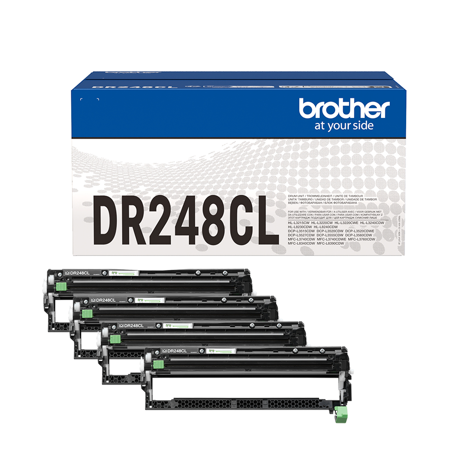 Brother DR-2CL Drum kit Bk,C,M,Y, 4x30K pages Pack=4 for Brother DCP-L 3500/HL-L 8200/MFC-L 8300