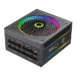 GAMEMAX 1300W Platinum RGB PSU Fully Modular LLC+DC-DC ARGB Fan 80+ Platinum ATX 3.0 PCIe 5.0 RGB Controller (25 Modes) Power Lead Not Included