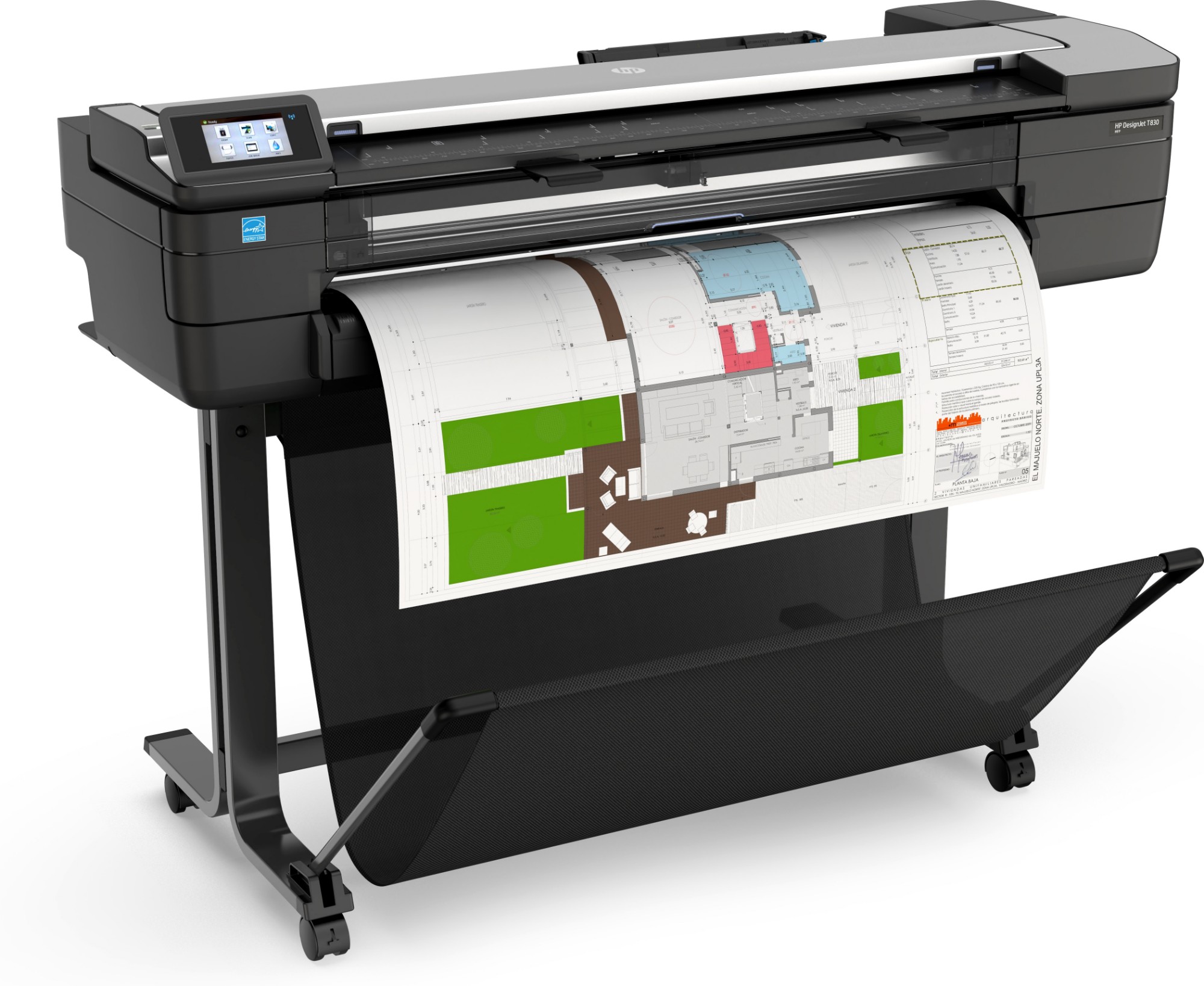 HP Designjet T830 large format printer WiFi Thermal inkjet Colour 2400