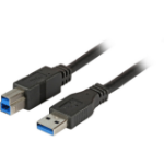 EFB Elektronik K5247SW.3 USB cable 3 m USB 3.2 Gen 1 (3.1 Gen 1) USB A USB B Black