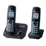 Panasonic KX-TG4112ME Teléfono DECT Identificador de llamadas Negro