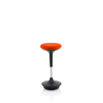 Dynamic BR000213 saddle chair Padded seat Orange Fabric Black 1 pc(s)