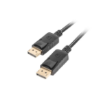 Lanberg CA-DPDP-10CC-0050-BK DisplayPort cable 5 m Black
