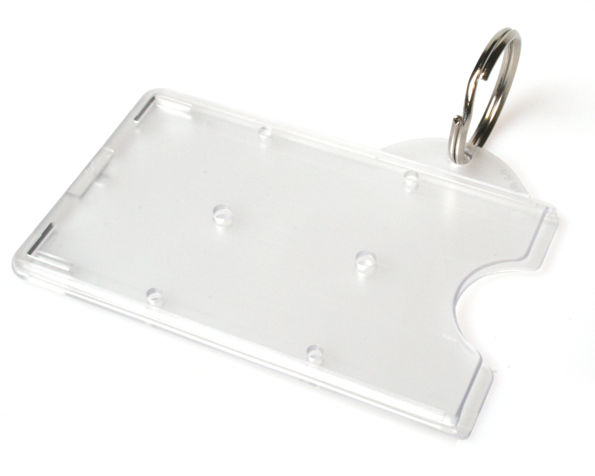 Enclosed Rigid Holders With Key Ring Attachment (Pack of 100) thumbnail