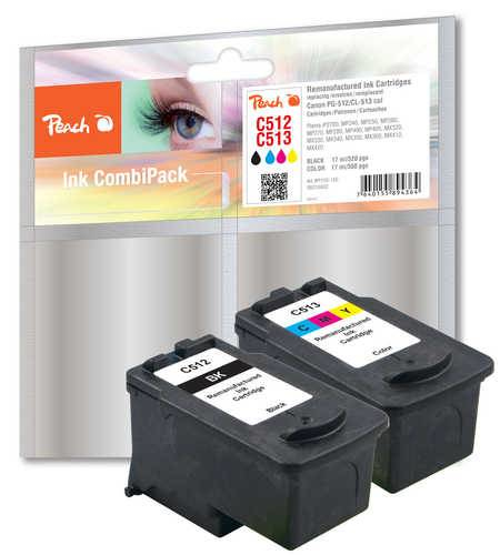Image of Peach PI100-160 ink cartridge Black, Cyan, Magenta, Yellow