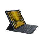 Logitech Universal Folio with integrated keyboard for 9-10 inch tablets Zwart Bluetooth QWERTZ Zwitsers