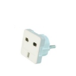 Gembird A-AC-UKEU-001 power plug adapter Type G (UK) Type F White