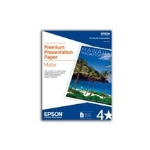 Epson Premium Presentation Paper Matte, Double-sided - Letter - 8.5" x 11" - 50 Sheets