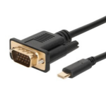 JLC Type C (Male) to VGA (Male) Cable – 1.8M - Black