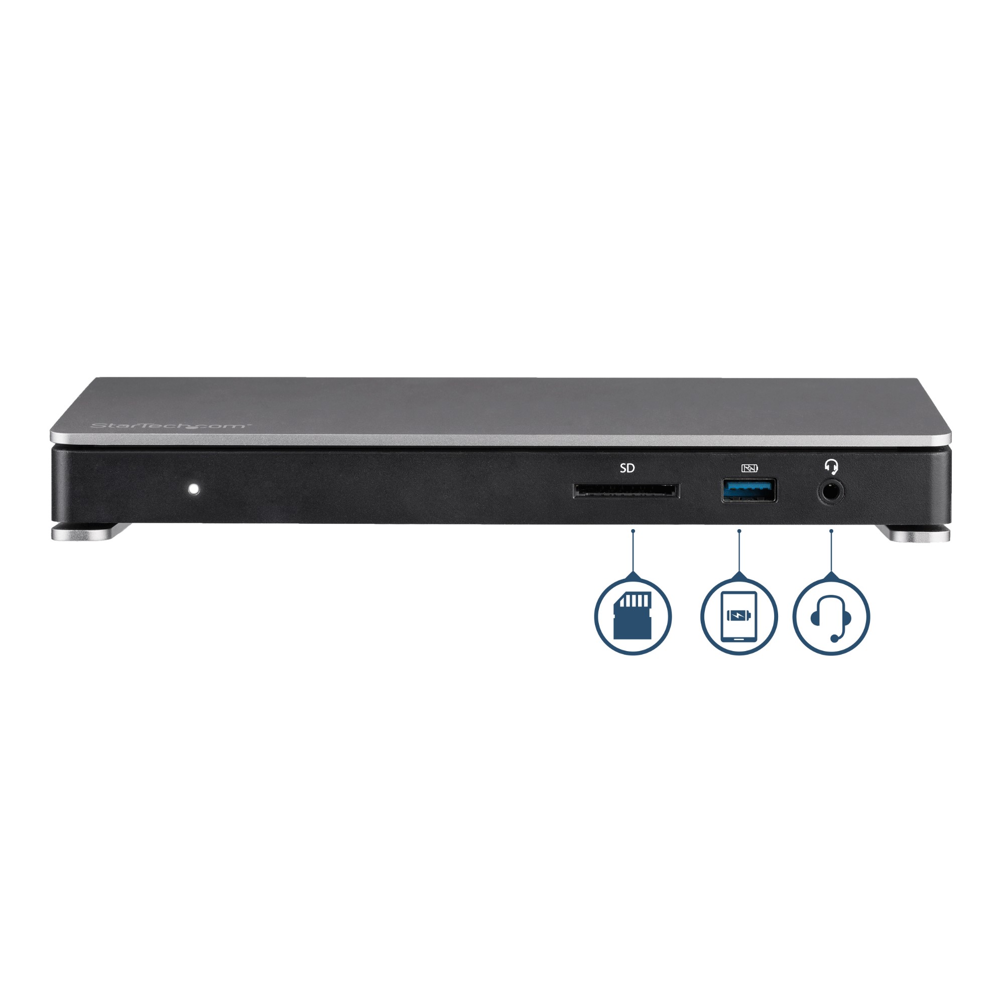 StarTech.com Thunderbolt 3 Dock - Dual Monitor 4K 60Hz TB3 Laptop Docking Station with DisplayPort - 85W Power Delivery Charging - 6-Port USB 3.0 Hub, SD 4.0, GbE, Audio - Windows &amp; Mac