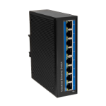 LogiLink Industrial Fast Ethernet PoE Switch, 8-Port 10/100 Mbps