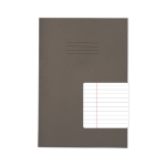 Rhino A4 Exercise Book 80 Page Grey F8M (Pack of 50)