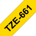 Brother TZE-661 DirectLabel black on yellow Laminat 36mm x 8m for Brother P-Touch TZ 3.5-36mm/HSE/6-36mm