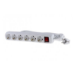 Mercodan Schuko power srip wih 6