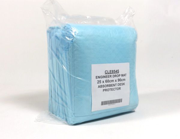 Image of DATA DIRECT Engineer Drop Mat 25 x 60cm x 90cm Absorbent Desk...