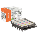 Peach PT568 tonercartridge 5 stuk(s) Zwart, Cyaan, Magenta, Geel