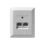 ZE Kommunikationstechnik UAE 2x8 + RS AP outlet box White