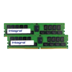 Integral 64GB (2x32GB) SERVER RAM MODULE KIT DDR4 2933MHZ PC4-23400 REGISTERED ECC RANK1 1.2V 4GX4 CL21 memory module