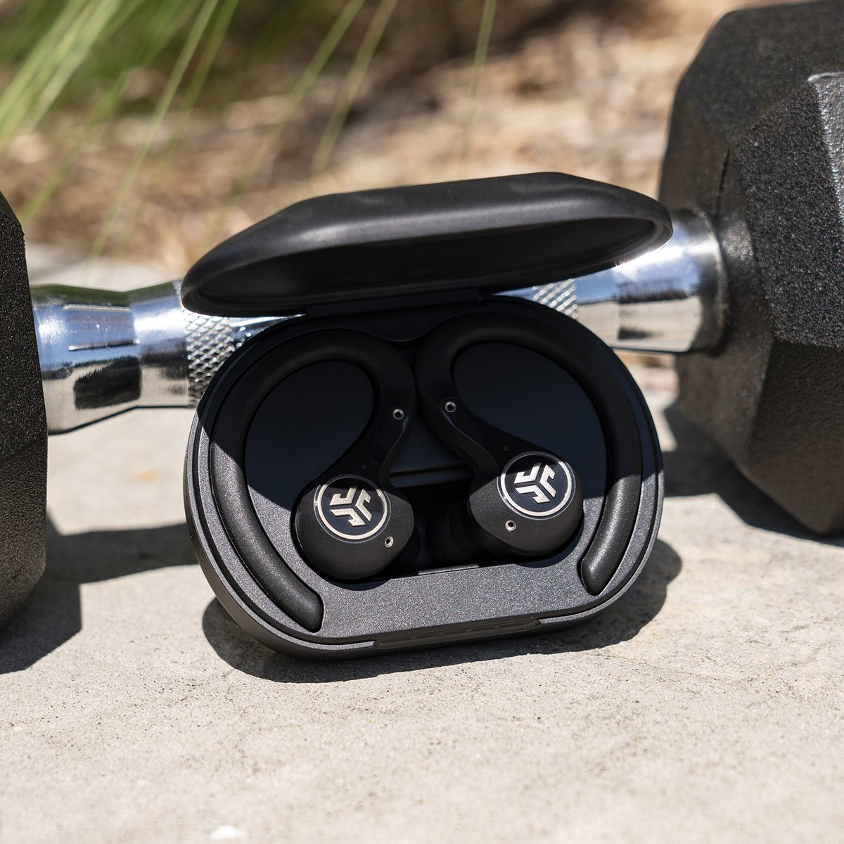 JLab Epic Air Sport ANC In Ear True Wireless Earbuds Black