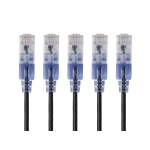 Monoprice 15129 networking cable Black 0.91 m Cat6a