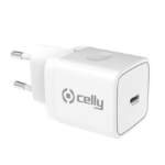 Celly TC1USBC30WWH mobile device charger White Indoor