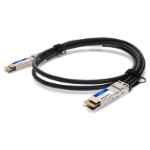 AddOn Networks QDD-400G-DAC-2-5M-AO InfiniBand/fibre optic cable 98.4" (2.5 m) QSFP-DD Black, Silver