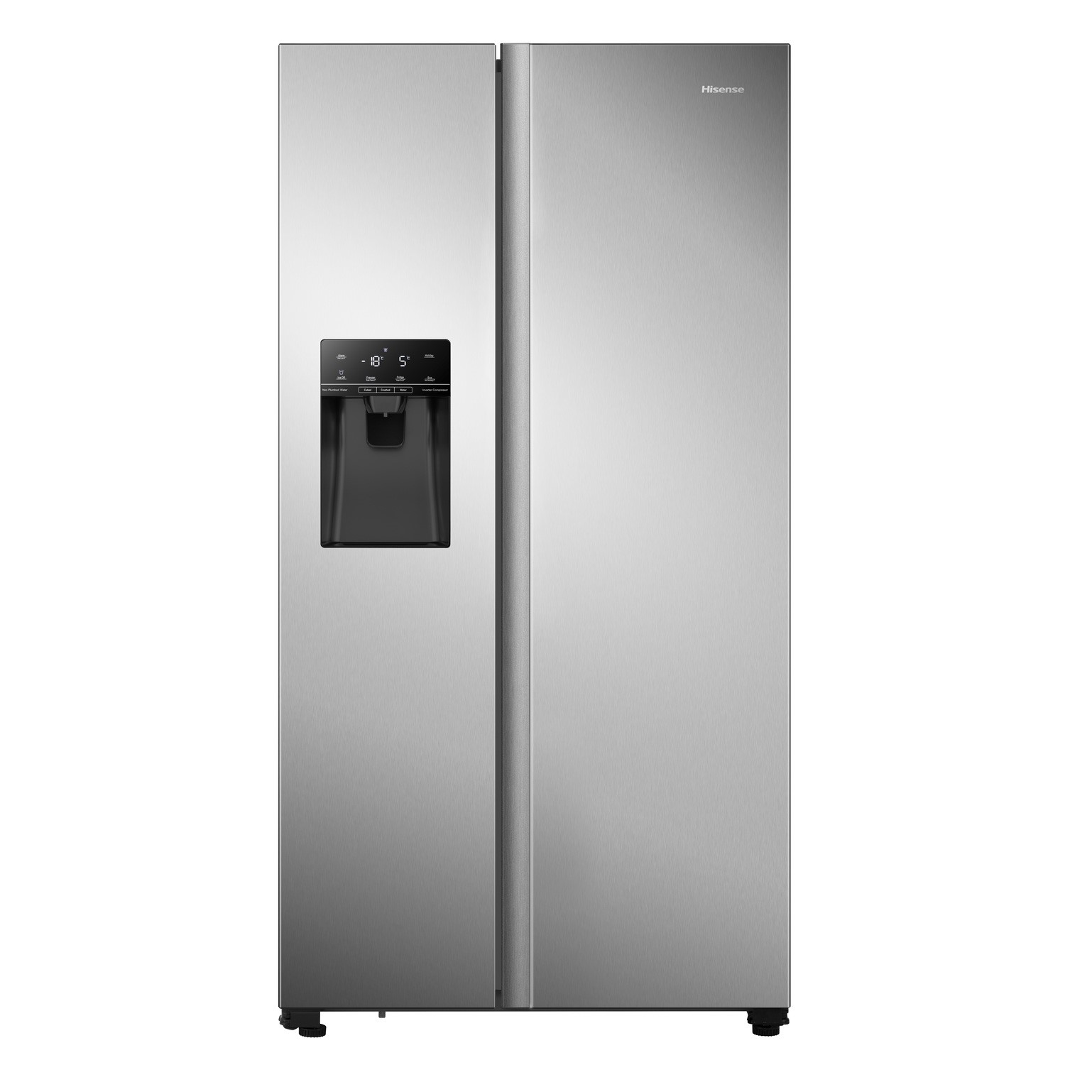 Hisense 562 Litre Freestanding American Fridge Freezer - Stainless St